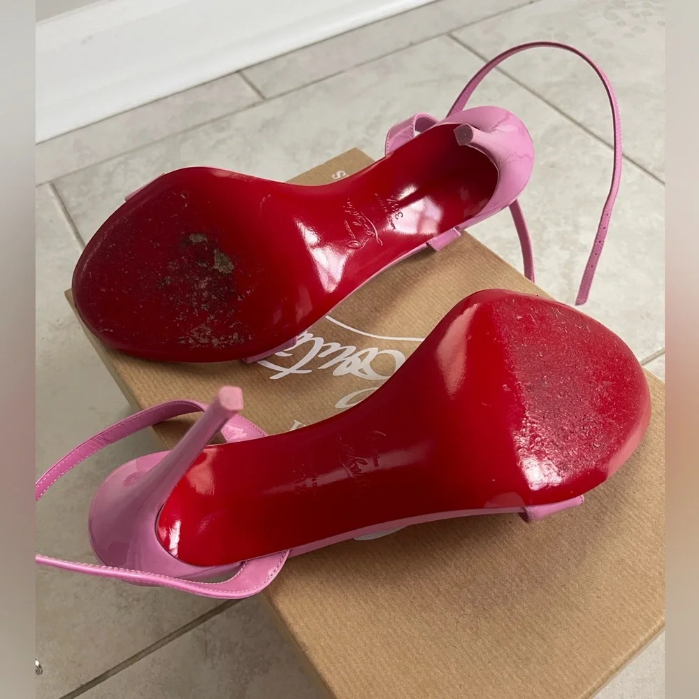 Christian Louboutin Loubigirl Sandals in “Gummy” pink (38.5). - Picture 3 of 3